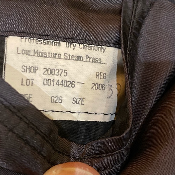 Brooks Brothers grey pinstripe suit